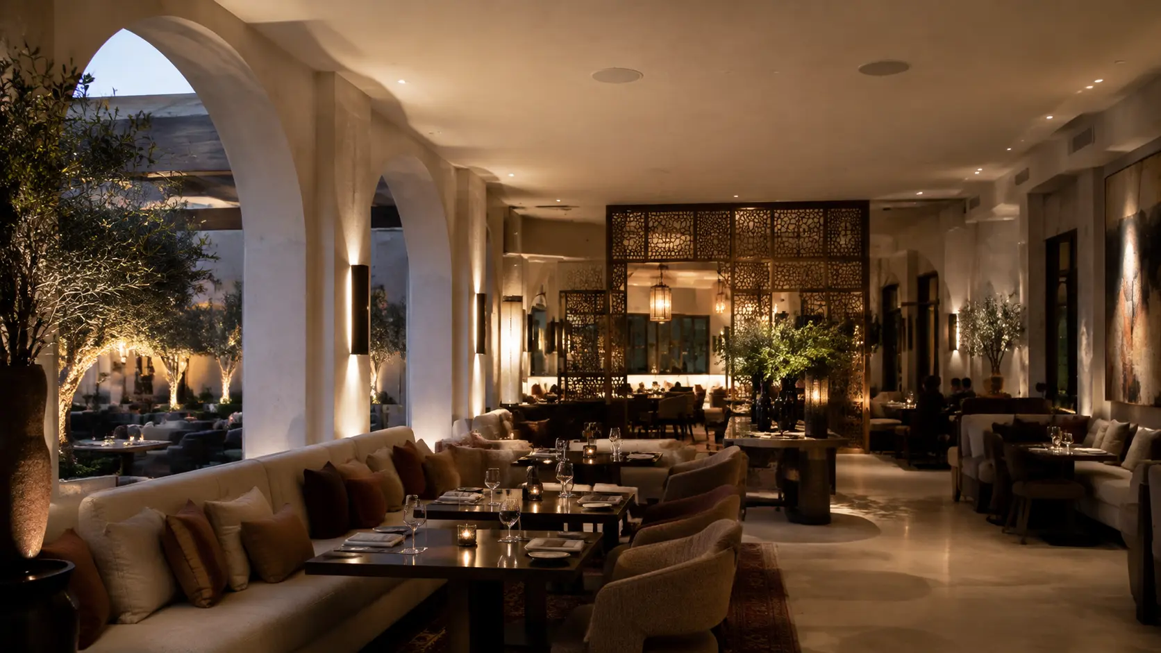 Restaurant haut de gamme équipé d’une sonorisation d’ambiance discrète